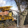 Concrete being delivered