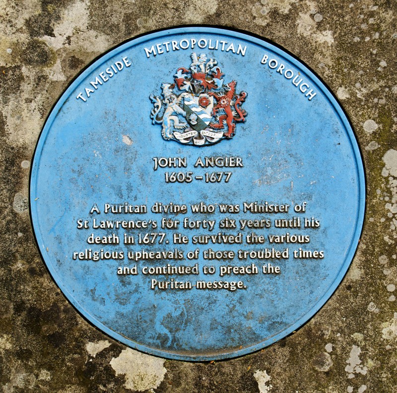 Blue plaque for John Angier